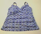 NEW Lands' End  Tankini Swimsuit Top size 12   NWOT Figure Control