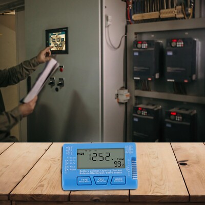 Einzelne Zellen Plastik Entladungsstrom A Batteriekapazitätstester LCD Digital