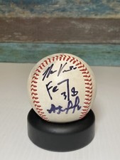 Aberdeen Ironbirds NY Penn League Game Used Signed Baseball Nick Vespi Ferrous