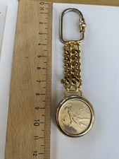 Portachiavi moneta lire 50 pubblicitario torneria epoca collezione