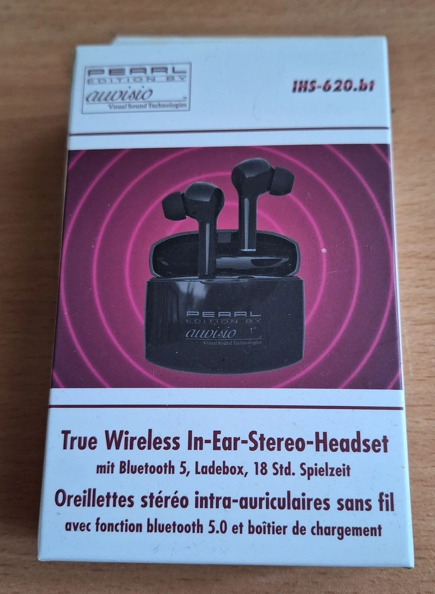 Auvisio Bluetooth In Ear Stereo Headset Mit Magnet, Bluetooth 4.1
