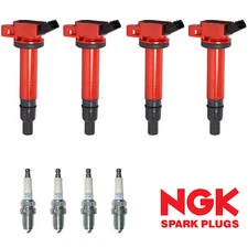 4 Energy Ignition Coil & 4 NGK Spark Plug for 2011-2012 Toyota Matrix 2.4L l4