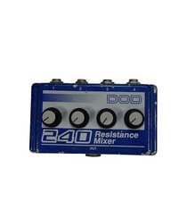 Vintage DOD 240 Resistance Mixer  Blue  Missing Bottom Plate  Works