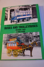 BUSES & TROLLEYBUSES BEFOR 1919 BY DAVID KAYE HARDBACK IN DUSTWRAPPER 1972