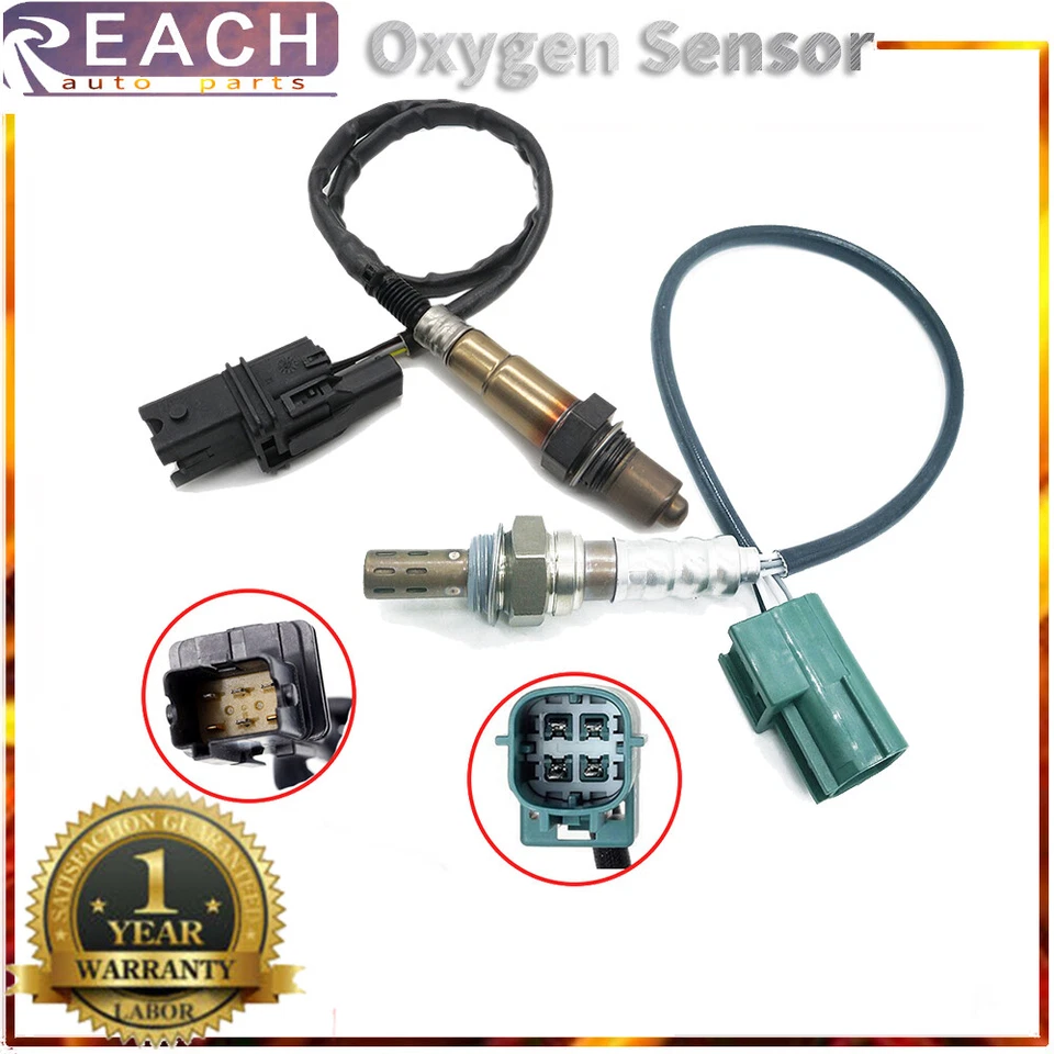 Sensor de oxígeno O2 aguas arriba + aguas abajo 4 piezas apto para Nissan 350Z 2005 2006 V6-3,5 L Foto 2 de 4