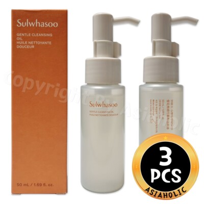 Sulwhasoo Gentle Cleansing Oil 50ml x 3pcs (150ml) Sample Newest Version