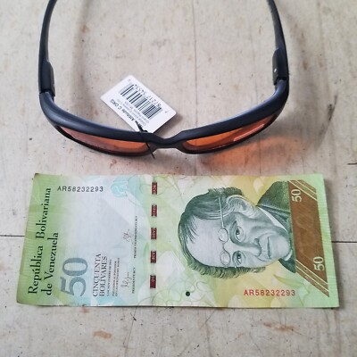 Rectangle Glasses Sunglasses Men Orange Lens Spring Hinges 50 Venezuela Fem BA