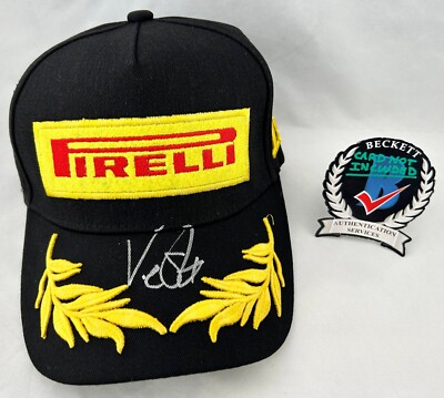 Frederik Vesti Signed Hat Mercedes Pirelli Formula 1 F1 Beckett BAS 1 COA