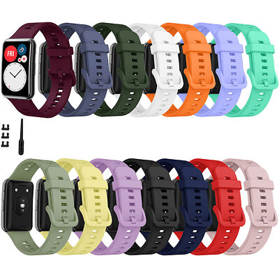 For Huawei Watch Fit TIA-B09 Silicone Band Wristwatch Strap Bracelet