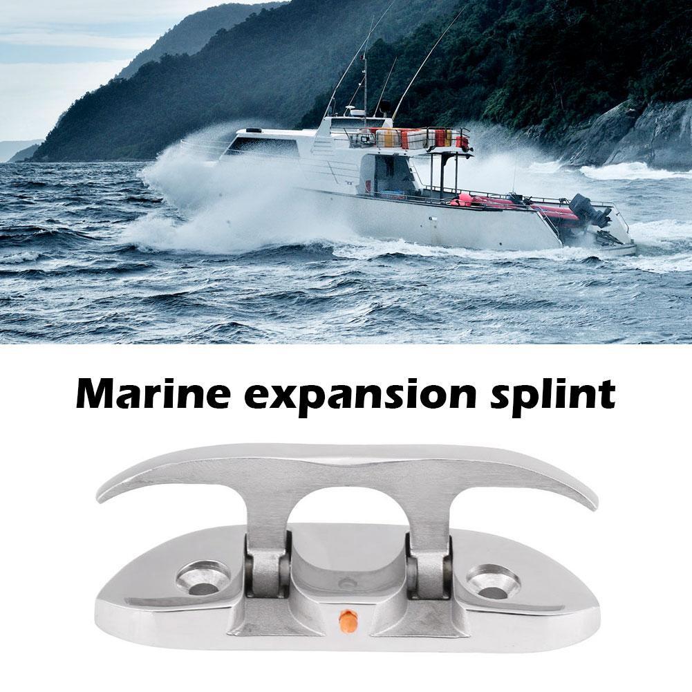 Folding Dock Cleat 41/2 inch 316 Stainless Steel Retractable Boat