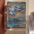 Pokémon Blastoise ex CGC 10 Stellar Crown 030/142 Double Rare Holo 2024