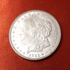 1921 Morgan Silver Dollar Circulated $1 0.9 Fine Silver Denver Mint