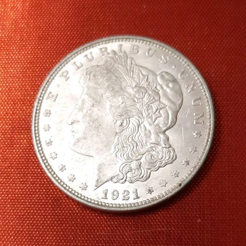 1921 Morgan Silver Dollar Circulated $1 0.9 Fine Silver Denver Mint