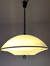 RARA LAMPADA A SOSPENSIONE UFO SPACE AGE ITALIANA ANNI 70 – ICONICO DESIGN ATOMICO