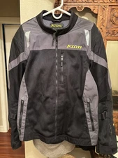 Klim Induction Motorcycle Jacket 2XL Padded Armored Black Riding Biker Pockets