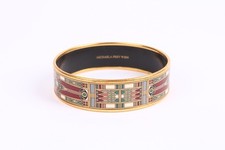 Michaela Frey Bransoletka emaliowana do wina Styl Hermès x1 39,5g