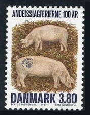 Denmark 841,MNH.Michel 898. Danish Cooperative Bacon Factories,centenary,1987.