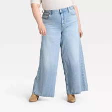 Women's Highest-Rise Palazzo Wide Leg Jeans - Universal Thread