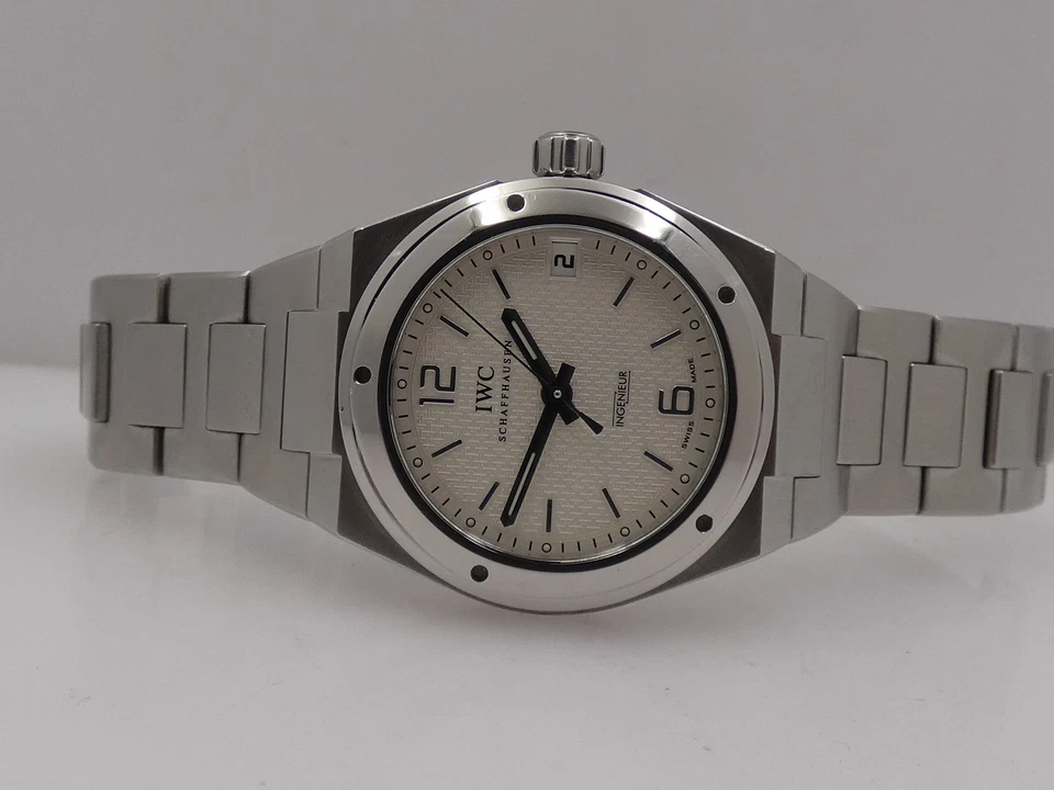 IWC INGENIEUR AUTOMATIC MIDSIZE 34MM IW4515 AUTOMATIC ACCIAIO ANNI 2000 OROLOGIO - Bild 4 von 4