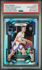 Colin Castleton Magic 2023 Hyper Prizm Autographed Rookie Card *PSA 10 AUTO*. rookie card picture