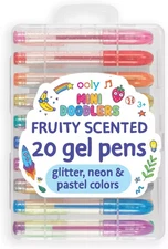 20 Pcs Scented Mini Gel Pens Glitter Neon Pastel Colors for Kids School Crafts