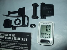 Cateye Urban Wireless Cycling Computer, White, CC-VT240W