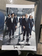 Brian Cox ‘Succession’ Signed 12x18 Photo COA JSA HBO Show