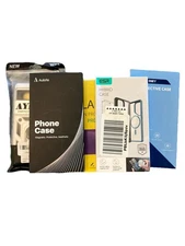 Lot Of 100 Android iPhone Phone Cases  And Screen Protectors Mixed Styles