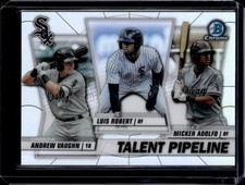 2020 Bowman Micker Adolfo Luis Robert Andrew Vaughn Chrome Talent Pipeline