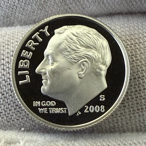 2008-S Roosevelt Dime Proof — photo from another recent sale