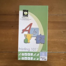 Cricut Classmate Printing 101 Number & Letters Cartridge MPN 29-0393
