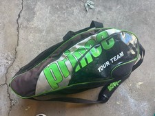 Prince Tour Team Tennis Racquet Bag Green  Black used massive travel pro bag