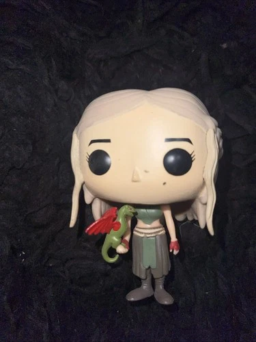 Funko Pop Game of Thrones Daenerys Targaryen Vinyl Figure Dragon Loose No Box