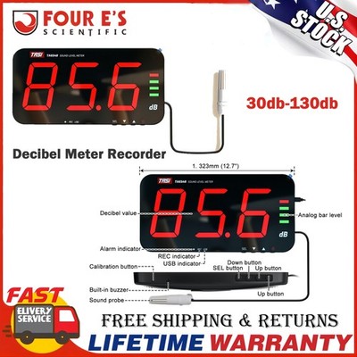 Decibel Meter Recorder Decibel Data Logger Sound Level Meter, Alarm,Data Logging