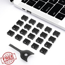 WXZRLIU 20PCS USB-A Port Lock w/ 1 Key Data Protection