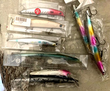 Artificiali Pesca Spinning Lotto 8 Pz Tipo :   Sasuke-Tide-Maria -Long Jerk vari