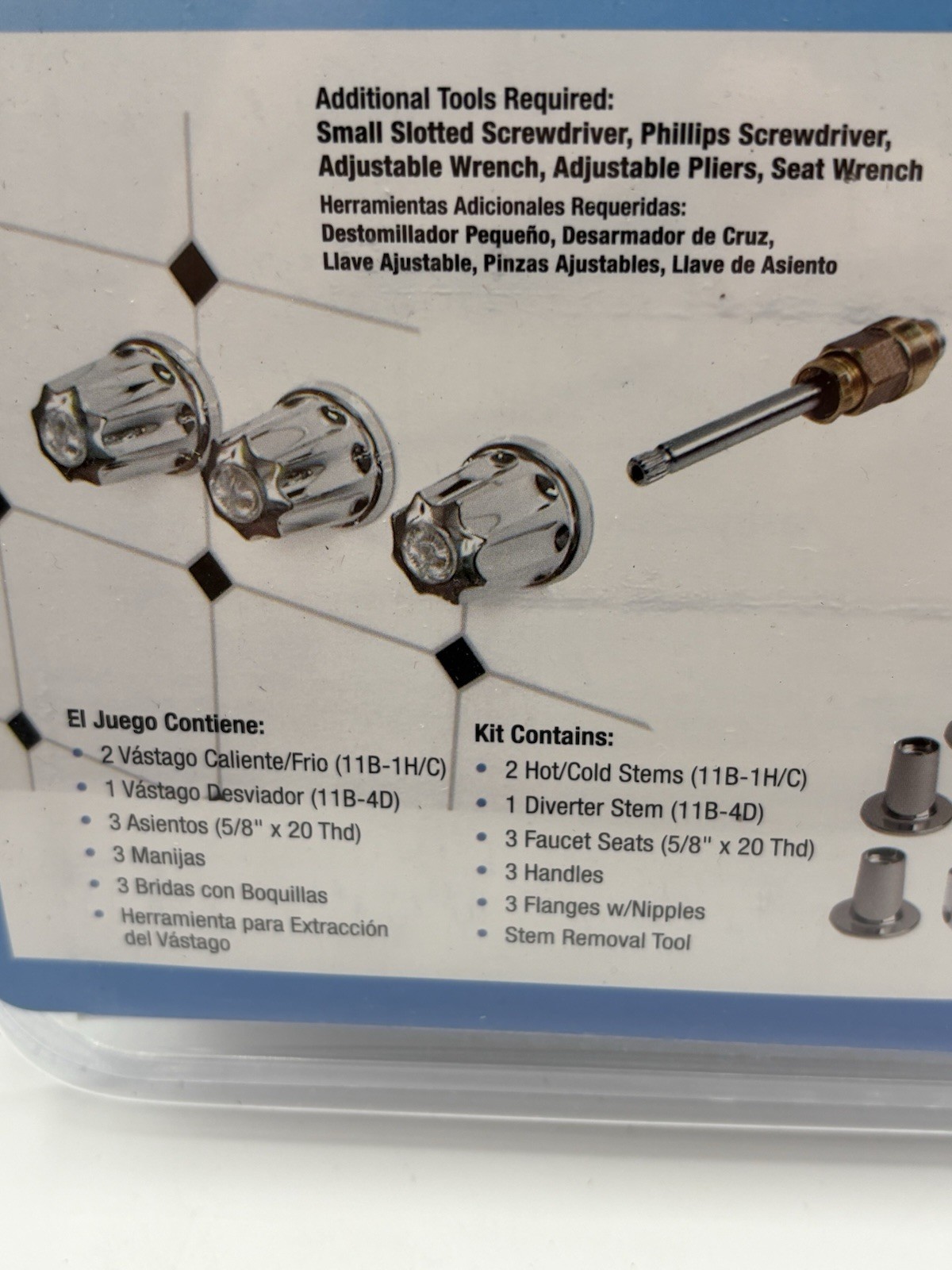 Danco Delta Chrome Remodeling Tub & Shower Trim Kit, 3-Handle - Jefferson City, TN - Leeper Hardware - View #7
