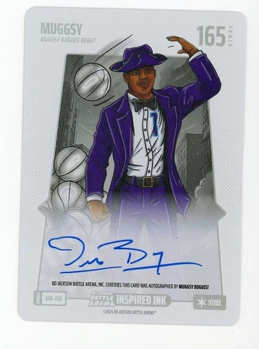 Bo Jackson Battle Arena Update - MUGGSY Muggsy Bogues Inspired Ink Steel Auto SP