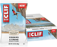 S - Energy Bars - Cookies & Creme - Made with Organic Oats - Plant Based Food -