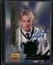 1994 Signature Rookies Johan Davidsson Authentic Signatures Promos 3255/7750 #57
