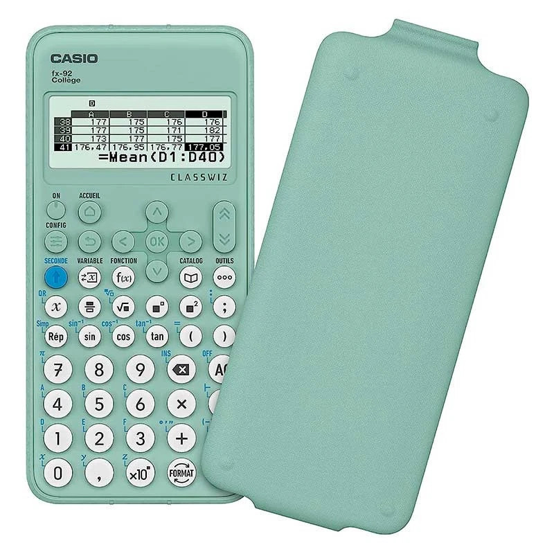 Calculatrice Scientifique CASIO FX-92 Collège verte pour programme scolaire - 3