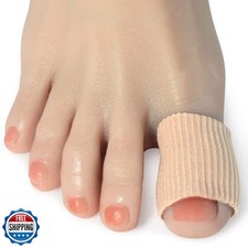 DYKOOK Cuttable Toe Tubes Sleeves 5 Pack Large Size, Made of Elastic Fabric L