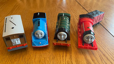 Thomas Friends Lot of 4 Working Motorized Trains: Toby Thomas James Emily