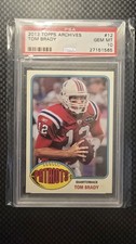 2013 Topps Archives - Tom Brady #12 PSA 10
