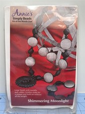 ANNIE'S SIMPLY BEADS Kit - Necklace and Bracelet Set SHIMMERING MOONLIGHT BD075
