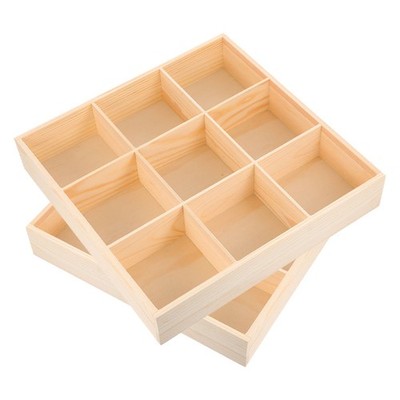  2 Pcs Lingerie Storage Compartment Box Clothing Organizer Drawer