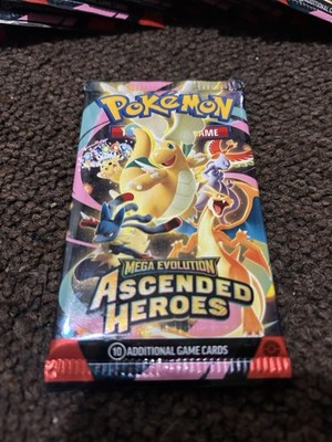 Pokémon Mega Evolution Ascended Heroes Booster Packs 