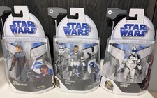 Star Wars Black Series 50th Ann. The Clone Wars Anakin  Arc Tropper Echo  Hawk