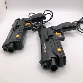 Sega Saturn Gun Controller Virtua Cop HSS-0152 Lot of 2 CRT TV only Japan Tested