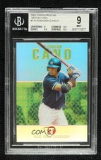 2003 Topps Pristine Uncirculated Refractor /1599 Robinson Cano BGS 9 MINT 1o2